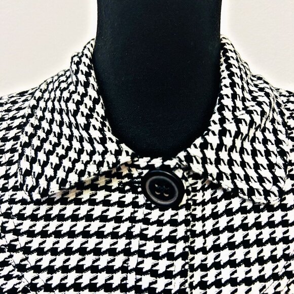 ROXY Outwear Peacoat Mid-Long Single Breasted Plaid Coat Winter Jacket Medium - Picture 10 of 12